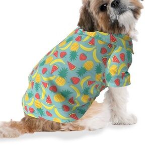 New Woof Hawaiian Small Dog Shirt